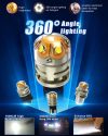 BA15s LED P21W High Brightness 360° S01 6×3030 SMD chip