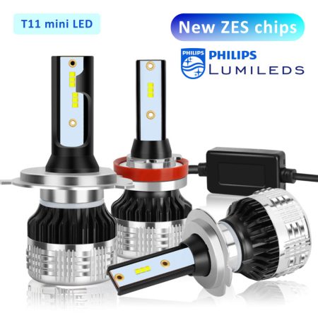 T11 mini HB3 9005 LED CANBUS 80W 12000lm IP68 ZES chip