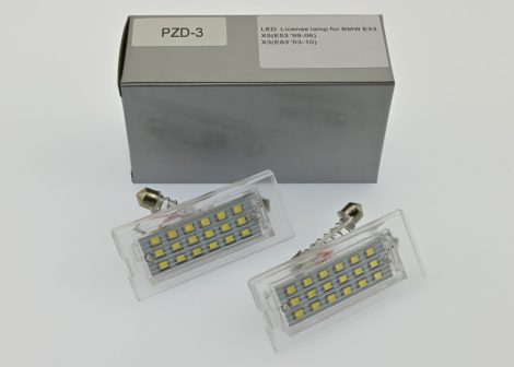 BMW X5 LED rendszámtábla világítás szett