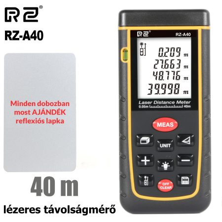 RZ-A40 lézeres távolságmérő 40m-ig