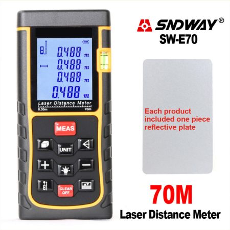 SNDWAY SW-E70 lézeres távolságmérő 70m-ig