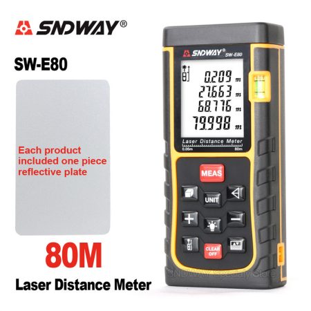 SNDWAY SW-E80 lézeres távolságmérő 80m-ig