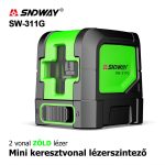 SNDWAY mini önbeálló lézeres szintező (zöld lézer)